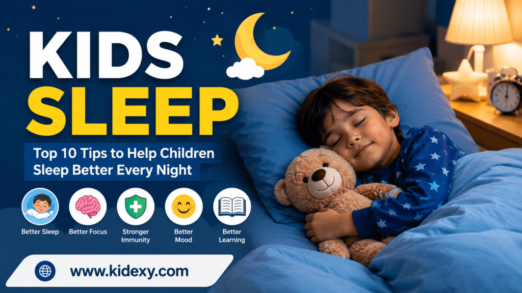 Kids Sleep: Complete Guide to Better Sleep for Babies, Toddlers, and Children 2 ChatGPT Image May 25 2026 10 19 09 AM kids sleep