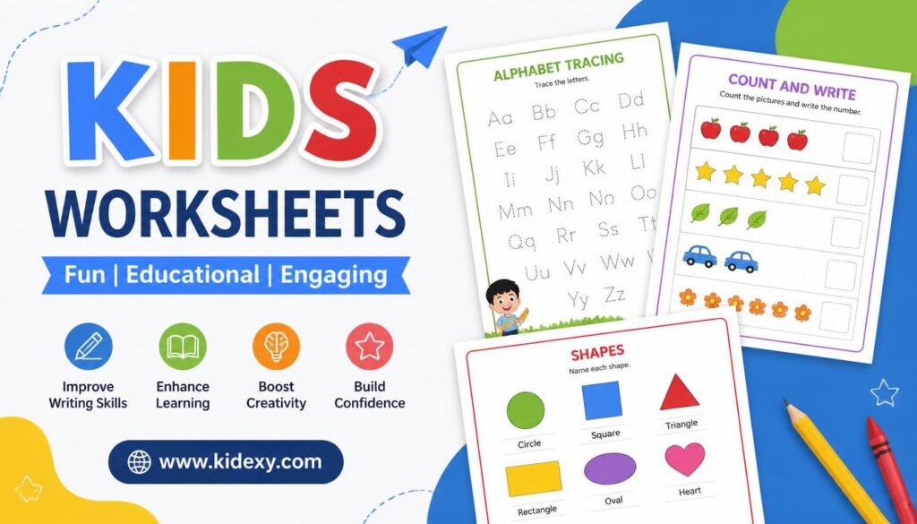 kids worksheets